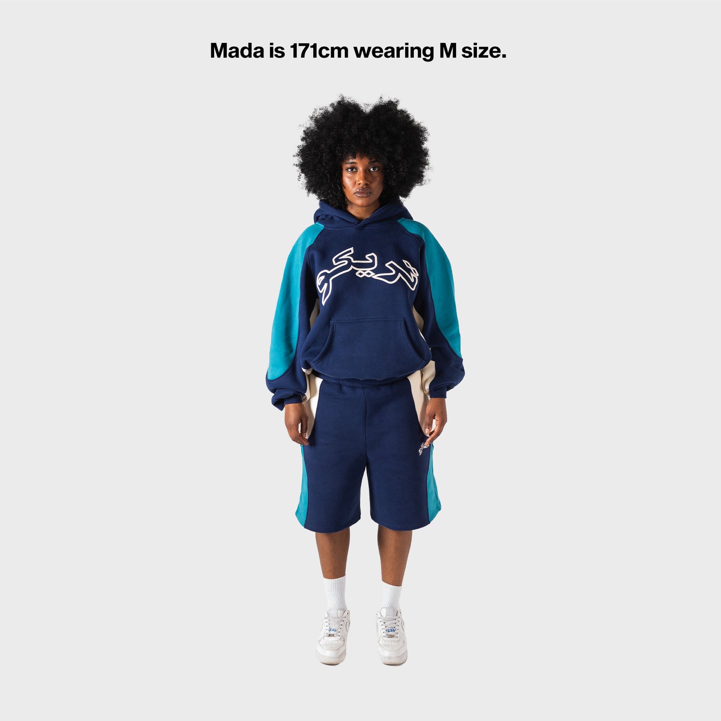 ARABIC LOGO SHORTS
