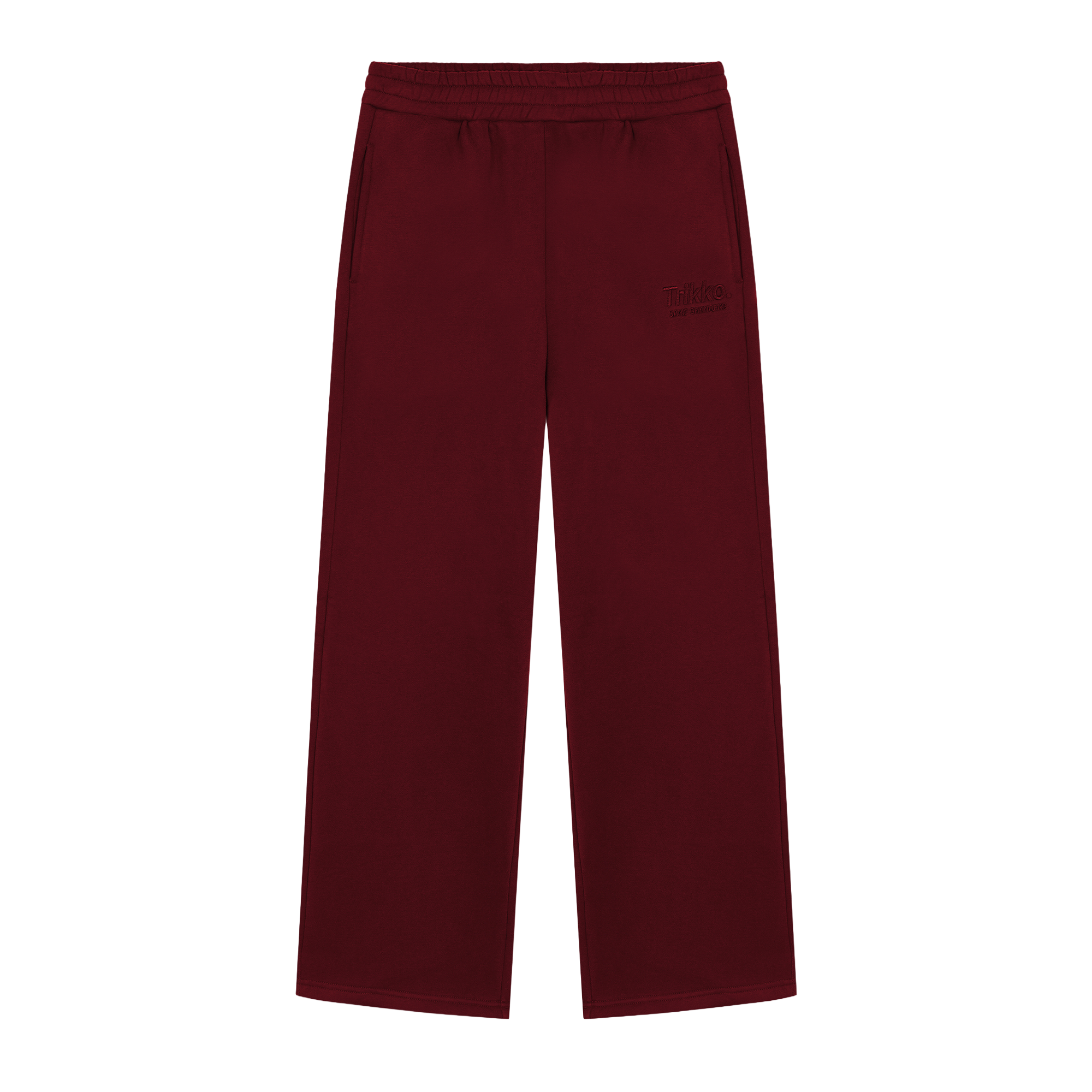 BURGUNDY CORE SWEATPANTS
