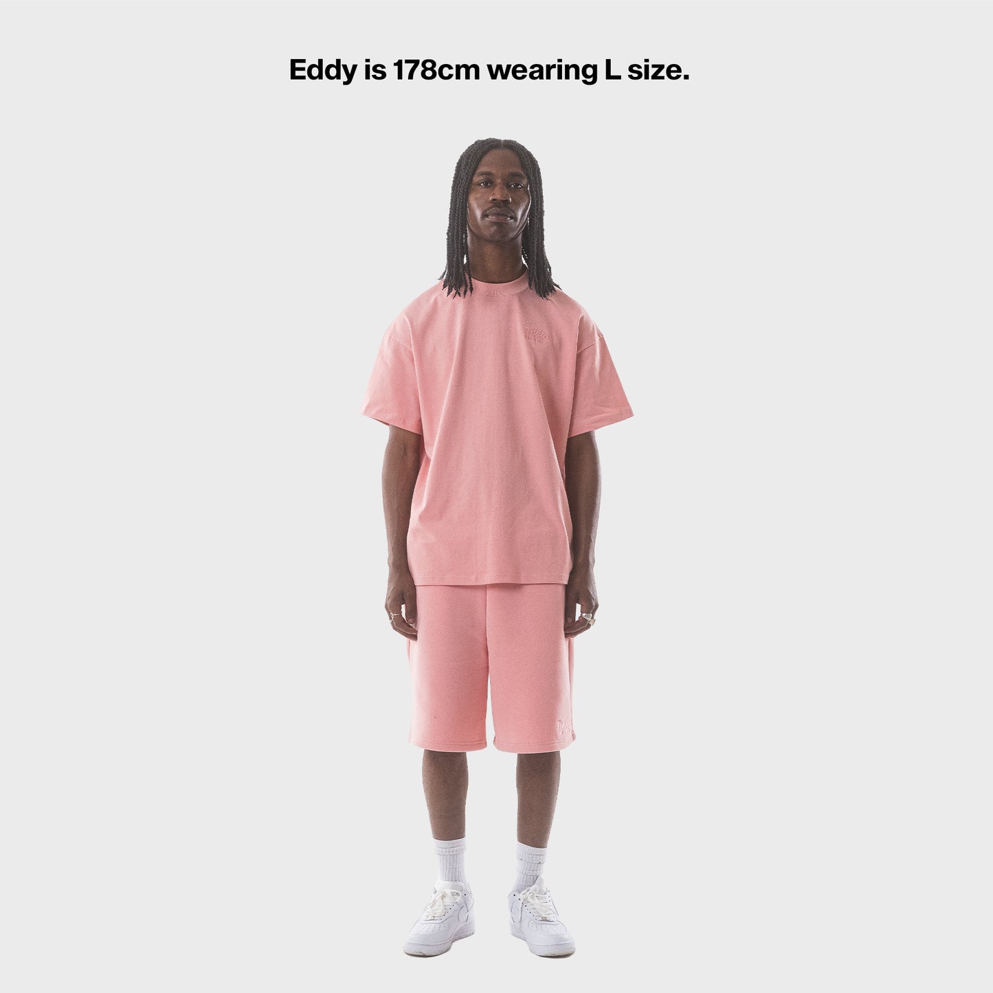 SALMON PINK SHORTS
