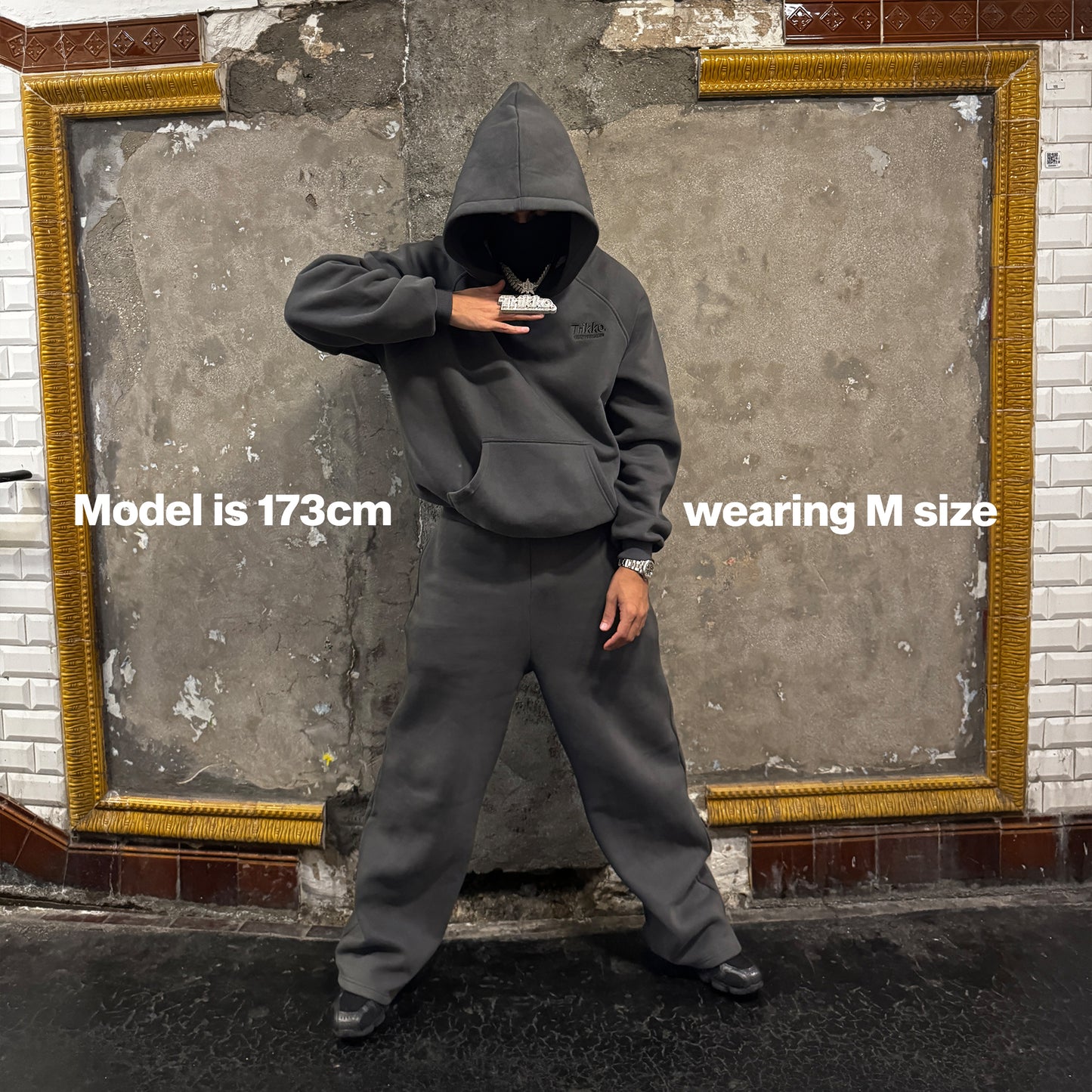 STONE GREY CORE HOODIE