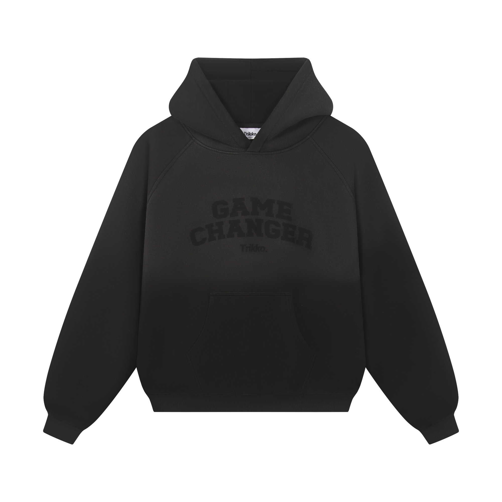 GC WASHED HOODIE [BLACK]