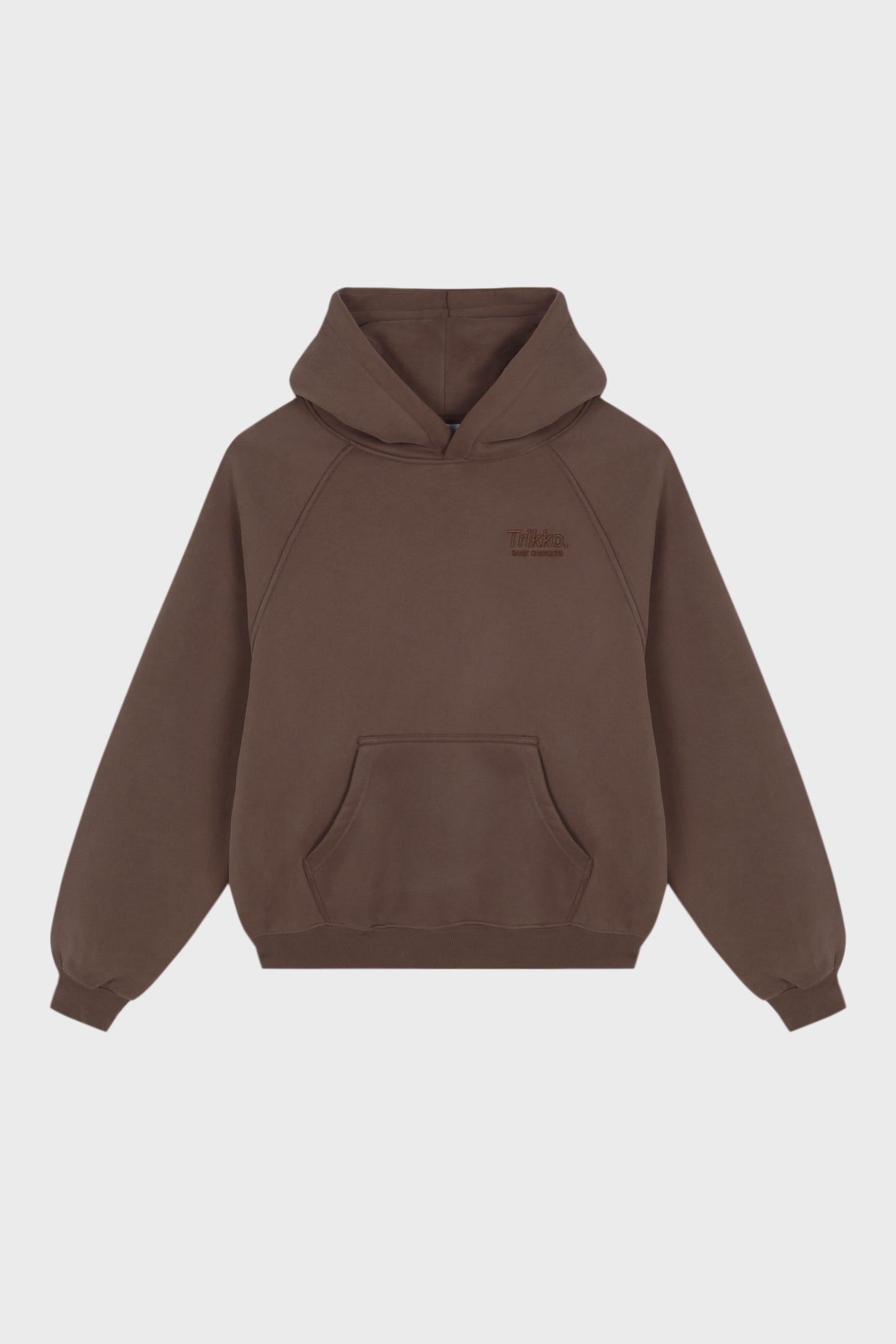 DARK BROWN CORE HOODIE