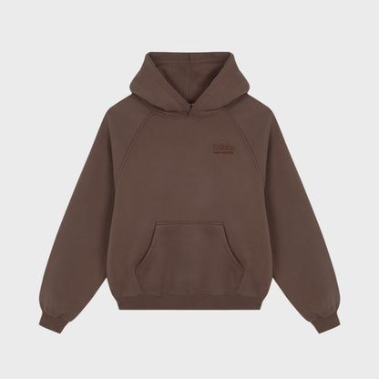 BROWN CORE HOODIE