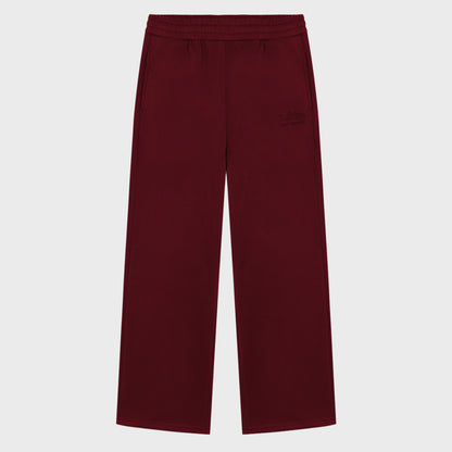 BURGUNDY CORE SWEATPANTS