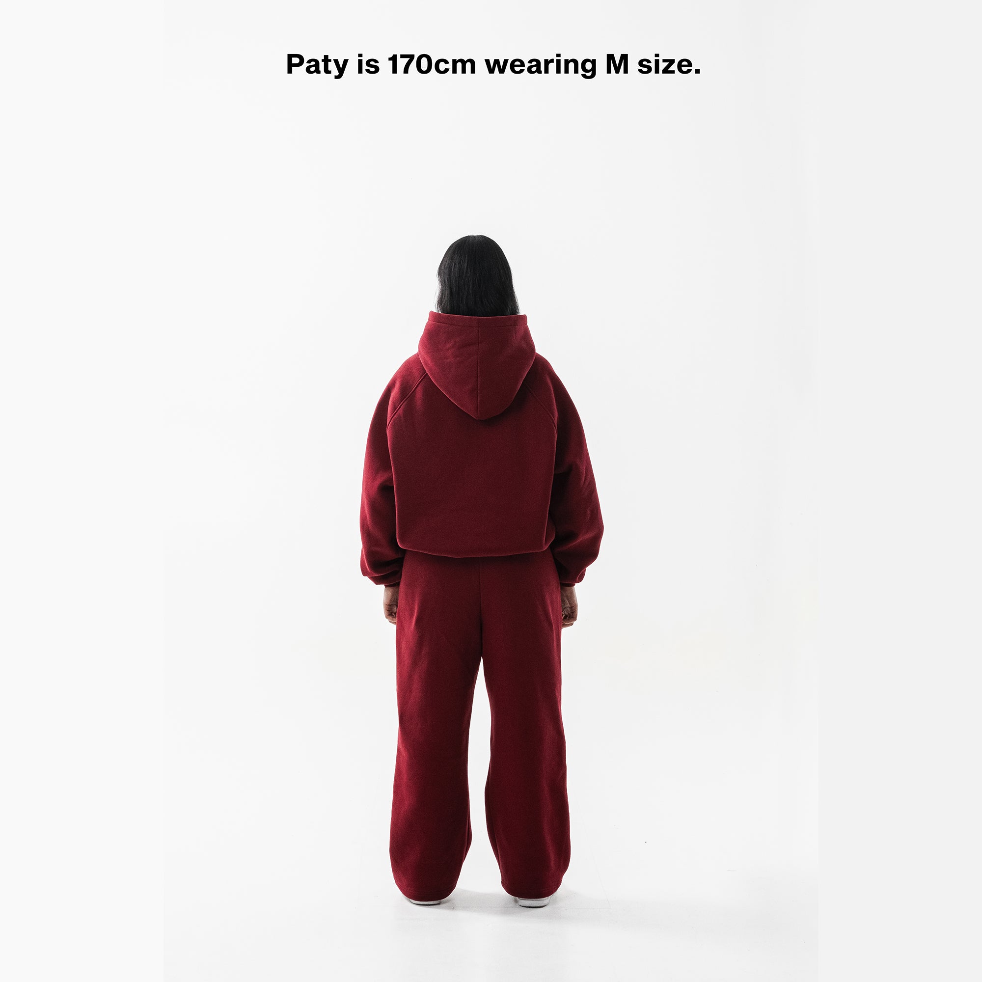 BURGUNDY CORE SWEATPANTS