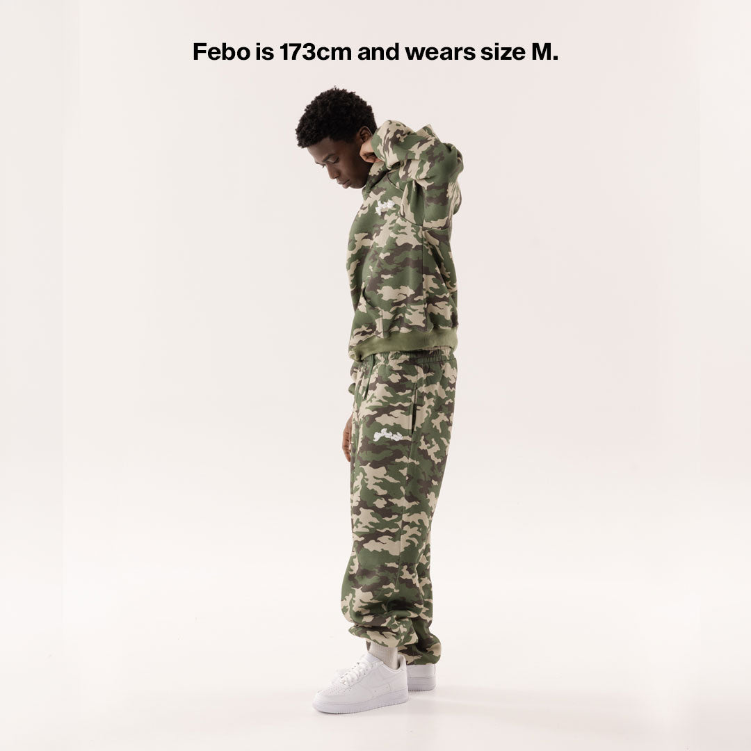 CAMO CORE SWEATPANTS [CUFFED]