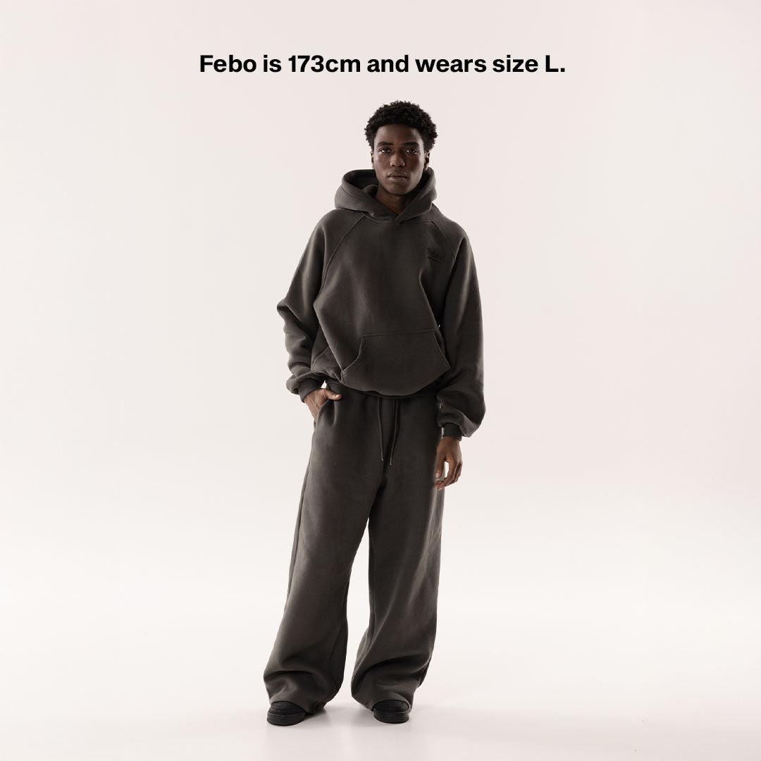 STONE GREY CORE HOODIE