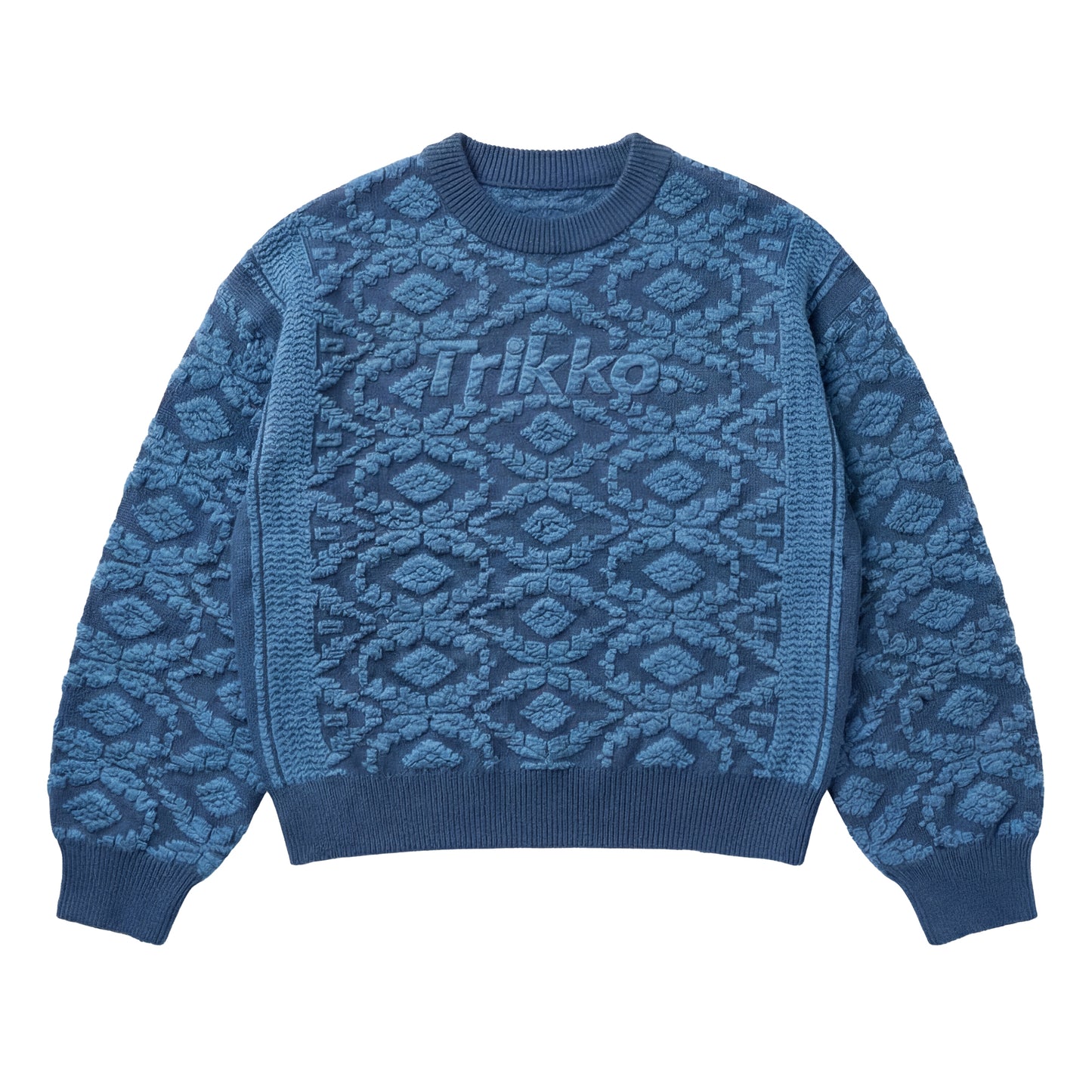 ATLAS JACQUARD KNIT SWEATER