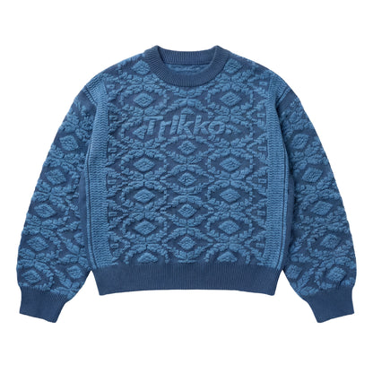 ATLAS JACQUARD KNIT SWEATER