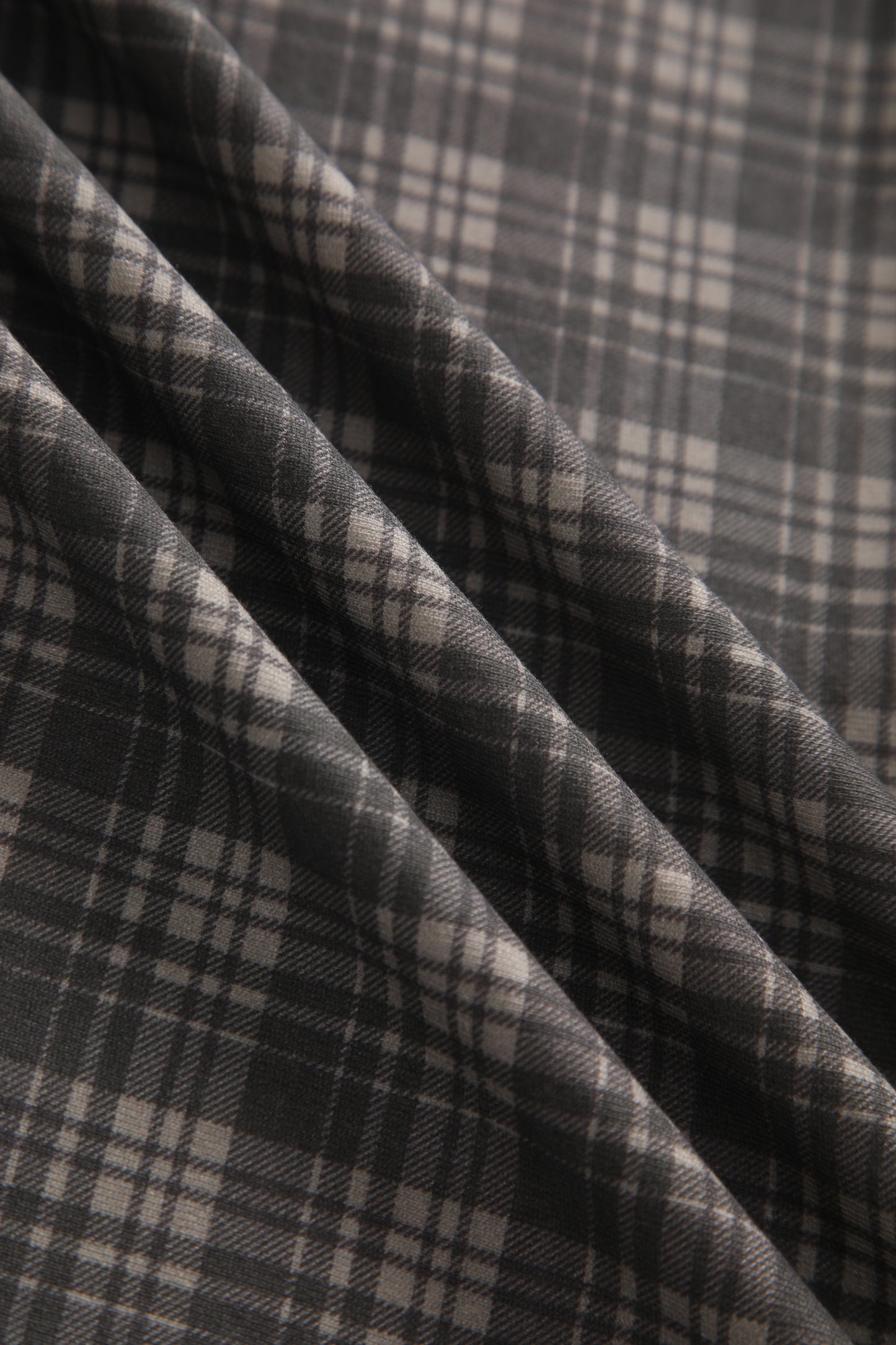 ASH PLAID 2 LAYER LS