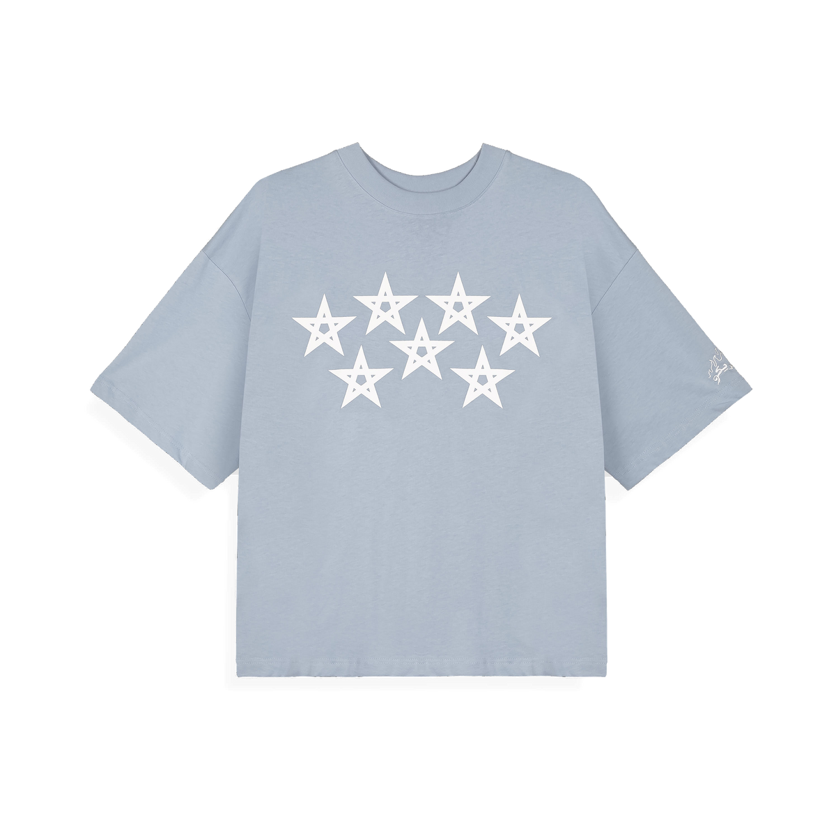 TRIKKO X GRIMEY BOXY TEE [LIGHT BLUE] 1
